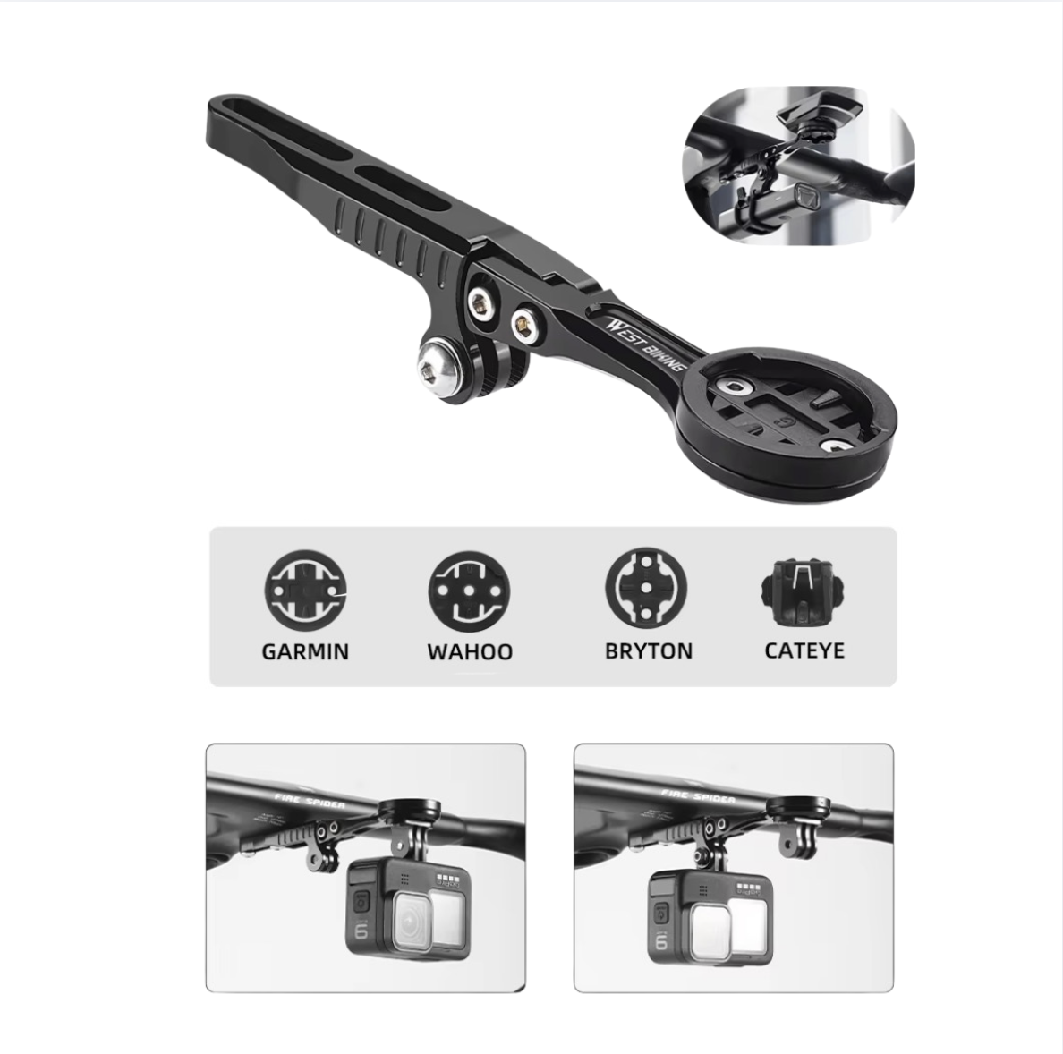 Screenshot 2026-03-06 at 3.45.48 PM West Biking computer mount flex - Image 1