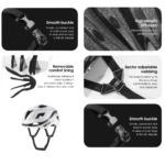 West biking white helmet - Image 2